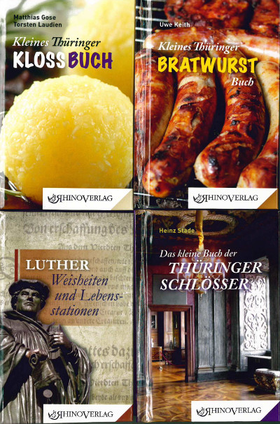 Büchlein Bratwurst, Kloß, Thüringer Schlösser, Luther