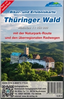 WK Biker- & Erlebniskarte Thüringer Wald (Reiß- und wetterfest)